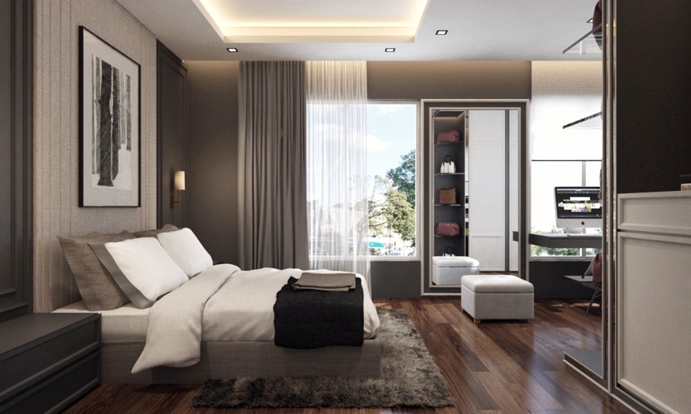 Modern Master Bedroom Design in Penang Malaysia