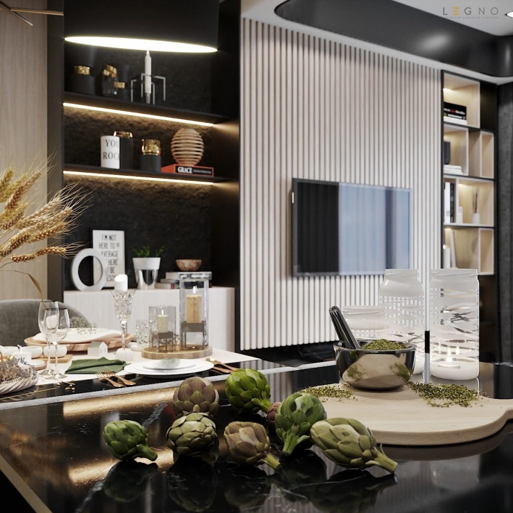 Perfect respite condo design with water view at Waterside Residence in Gelugor Penang