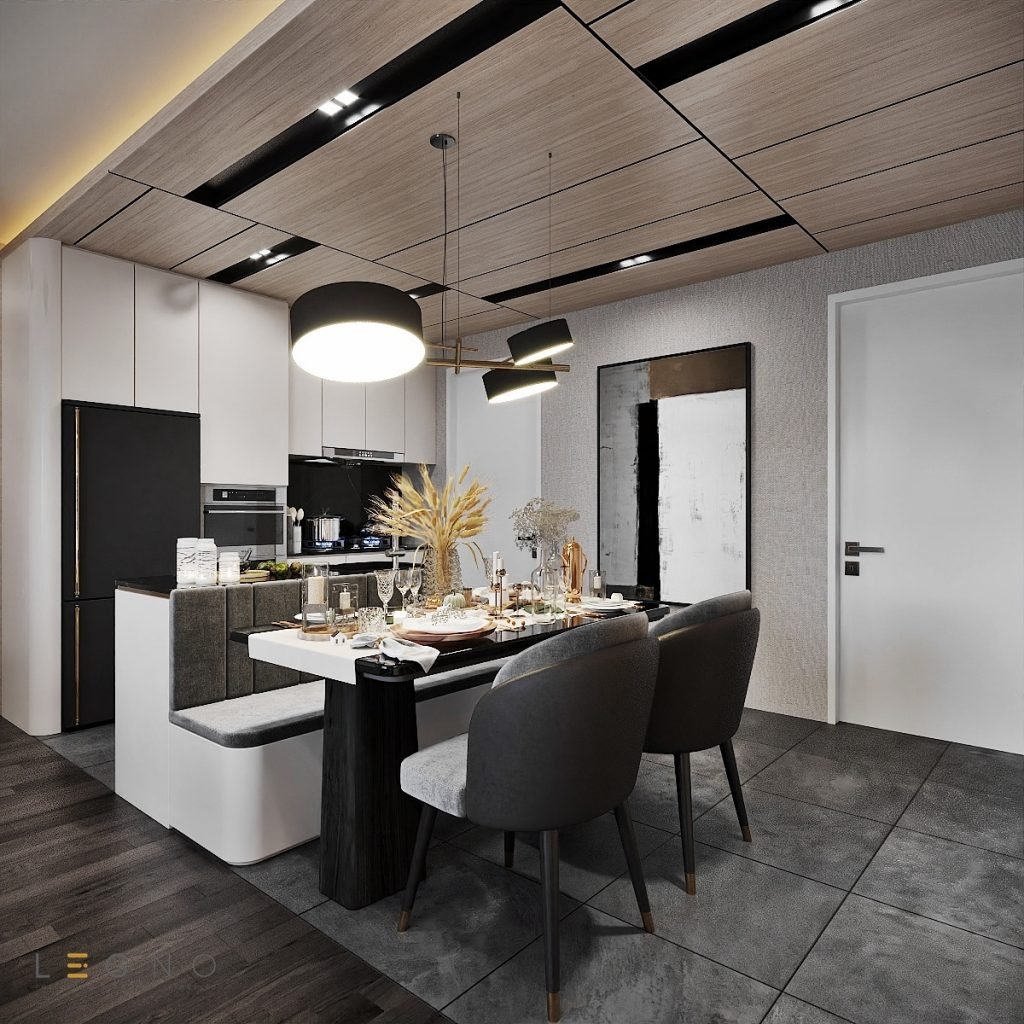 Perfect respite condo design with water view at Waterside Residence in Gelugor Penang