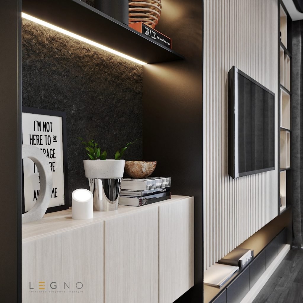 Perfect respite condo design with water view at Waterside Residence in Gelugor Penang